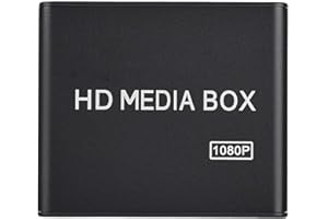 Socobeta Lecteur Multimédia High Definition Full HD Mini Box (Prise UE)