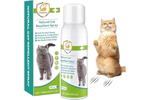 CHAOHUA Katzenabwehrspray für Katzen, Verbesserte Fernhaltespray Katzen für Innen und Außen, natürlichen Wirkstoffen, Schützen von Möbeln, Böden, Sofas, Teppichen-150ml, Grün