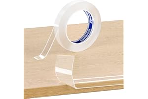 ZOMPAGO Clear Soft Edge Protector Strip,Strong Adhesive Furniture Strip 3m(L) x 2cm(W), Transparent Corner & Edge Guard for Baby Proofing,Safety Bumpers for Cabinets,Tables,Walls,Beds,Kitchen