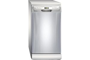 Balay - Lavajillas, Libre instalación, 45 cm, Motor ExtraSilencio, Home Connect, Pantalla LED Display, Acero Antihuelllas, 3VN4030IA