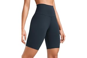 CRZ YOGA Butterluxe Shorts de Yoga pour Femme Taille Haute Formation Entraînement Cyclisme Leggings - 6/10/15/20cm