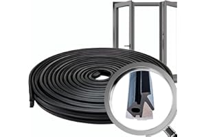 VARGORT Joint de fenêtre S-834X, (5mts) | Joint fenetre pvc conçu pour une isolation thermique et phonique optimale. Joint caoutchouc robuste et souple, parfait pour empêcher les courants d’air et l’humidité.