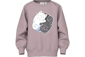 NAME IT Mädchen Nmfvenus Ls Nreg Sweat Bru Sweatshirt (1er Pack)