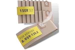 STONE REEF® Worki do odkurzacza Kärcher WD3 [z zamknięciem worka] - worki 6.959-130.0, worki do odkurzacza Kärcher pasujące do SE4001, SE4002, WD3 worki do odkurzacza, akcesoria do Kärcher