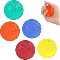 Lot de 2 Balle Reeducation Main Balle Anti Stress Balle D'entraînement