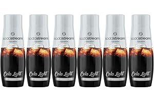 Concentrés SODASTREAM - Lot de 6 concentrés Cola Light - Jusqu'a 54L de boissons - 440 ml