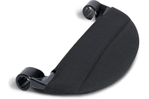 STOKKE Reposapiés BABYZEN YOYO, Negro - La posición reclinada y el cojín Blando proporcionan una Comodidad Adicional en el Cochecito - Fácil de Sujetar y Limpiar