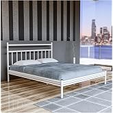 GM 224 LİMA &Ccedil;İFT KİŞİLİK METAL KARYOLA BEYAZ 160X200