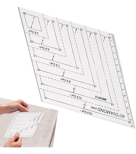 NBEADS 6 Ensemble De Quilting Gabarit En Acrylique, Gabarit