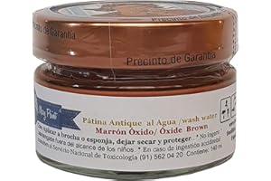 Mary Paint | Patinas Antique acabados muebles 140ml al agua (Marrón Oxido)