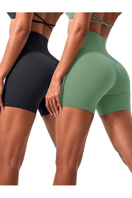 Pantaloncini Sportivi Donna Litthing - Vita Alta, Push Up Glutei, Senza Cuciture Per Yoga E Fitness - Foto 6