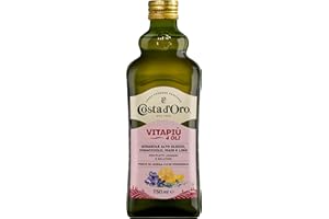 Costa d'Oro – Vitapiù 4 oli, 750 ml. Olio ricco di Omega 3 e 6 e vitamina E. Bottiglia da 75 cl.