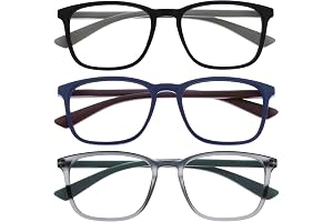 3 Paquet - Noir / Bleu / Gris