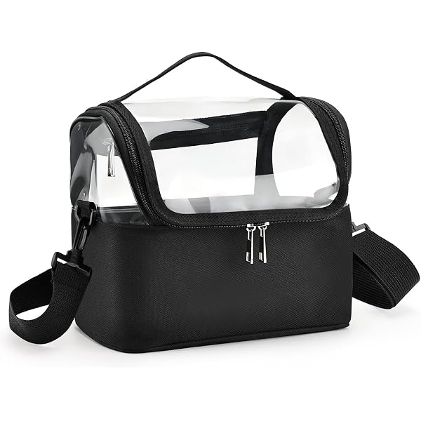 Relavel Custodia cosmetica professionale organizer per pennelli da trucco con supporto per cintura Borsa cosmetica multifunzionale per viaggio regalo domestico, Nero , L