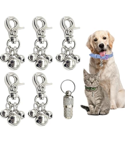 2x Laute Hundeglocken Aus Messing – Für Halsband, Ortung, Vintage-Look