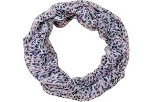 FAIRYGATE Infinity Scarves Retro Soft Wave Snood Loop Scarf Gifts for Women Girls