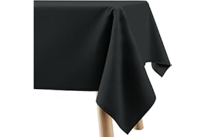 ‎FILUMI Filumi Tischdecke 140x320 cm Schwarz Abwaschbar Für Indoor Outdoor geometrisches Zickzackmuster Verte