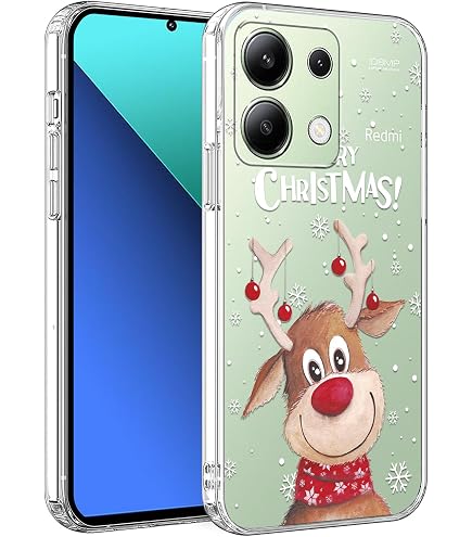Xylota Natale Cover per Google Pixel 7a 5G 6,1'', Aesthetic Natalizia