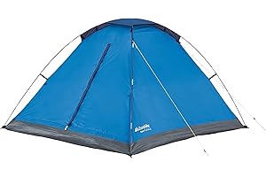 Eurohike Toco 4 Dome Tent for 4 People with Sewn in Groundsheet, 4 Man, Easy to Pitch, Lightweight, Compact, Ideal for Festivals, Weekend Trips, Wild Camping, Hiking, Backpacking, 2000mm HH, Blue