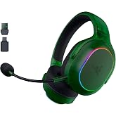 Razer Barracuda X Phantom Green Edition - Kablosuz &Ccedil;oklu Platform Oyun Kulaklığı (285g, TriForce 40mm S&uuml;r&uuml;c&uuml;, &Ccedil;ift Kablosuz H