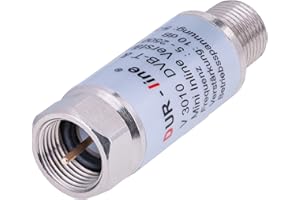 DUR-line® V3010 - Mini wzmacniacz inline, wzmocnienie 10 dB, do Sat i DVB-T2, 5-2400 MHz
