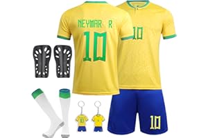 SIDESEA Kids Football Training Shirts & Shorts, Socks, Guard Plates & Keychains - 2023/24 Home & Away Jerseys for Boys & Girls