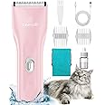 Oneisall Pet Clipper for Cat Matted Hair, Quiet Cordless Shaver for Long-Haired Cats