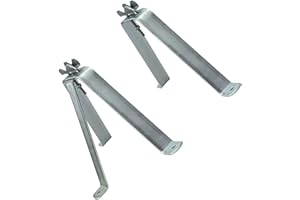 DSO Fixation murale/support pour mât en acier haute qualité 25 cm – Fixation pour mât ou barre de max. 60 mm en acier galvanisé pour antennes (satellite, radio DVB-T2, LTE) parasol, voile d'ombrage