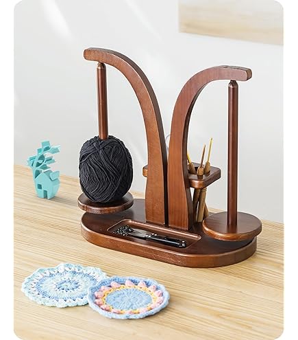 Vind wolhouder in Breien en Haken op Amazon.nl: Wol Haspel Wolroller, wolhaspel roterende magnetische wollen rolhouder