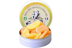 SAINT ANGE Pastilles Saint-Ange | Bonbons Traditionnels 100% Français (Bio Orange Citron)