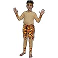 Kaku Fancy Dresses Mowgli Costume/Trible Costume,Jungle Trible Costume -Multicolor, 3-4 Years, For Boys