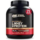 Optimum Nutrition Gold Standard 100% Whey Protein Powder, 5 lbs | Chocolate Hazelnut, 71 Servings, 24g Protein, BCAA,Low Suga