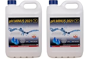 DIASA INDUSTRIAL Pack 2 UDS Minorador de pH para Piscinas Compatible Poliester/Liner y electrólisis - PH Minus 10 L (2x5 litros) - Reduce el pH del Agua – Formato Líquido