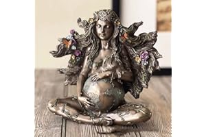 Jauhmui Millennial Gaia Statue,Mutter Erde Figur,Harz Gaia Erde Mutter GöTtin Figur,Home Garden Dekorative Polyresin Figur Kunststatue,Harz Dekoration Ornament,für die Dekoration im Freien