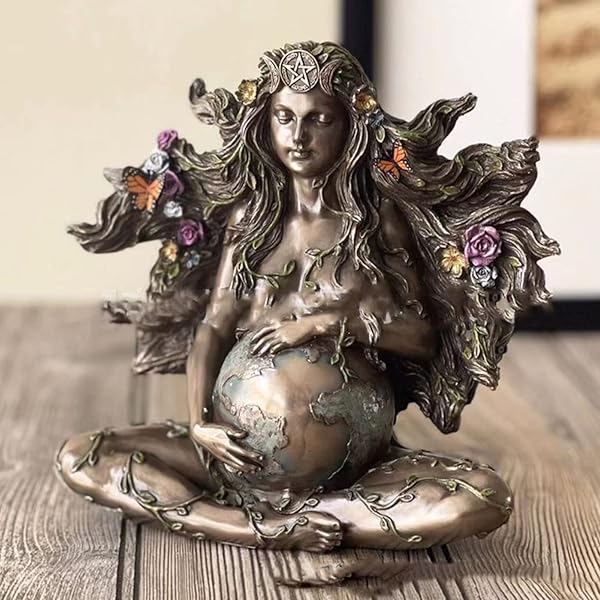 Gaia Statue Aus Der Griechischen Mythologie