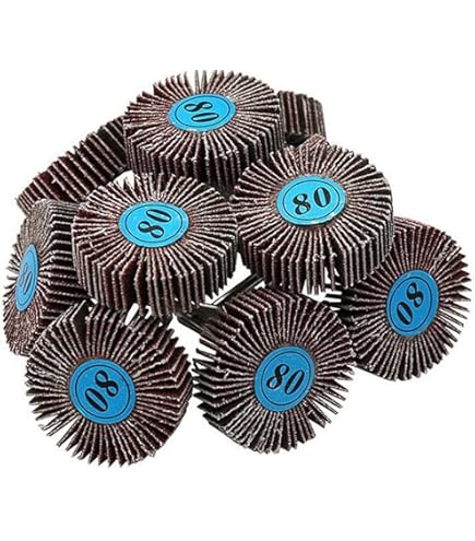 PFERD Schuurhulzenset, 13 Delig Korund 30x30mm A40, 60, 80, 150 Incl Houder Met Schacht O 6mm 42298004 Voor Universele Toepassingen 2852422315