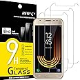 NEW'C 3 Pezzi, Vetro Temperato per Samsung Galaxy J3 2017, Pellicola Prottetiva Anti Graffio, Anti-Impronte, Senza Bolle, Dur