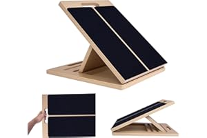 SWEETONE Estensore per polpaccio, con tavola inclinata regolabile e distanza del polpaccio, estensore professionale per squat, allungamento muscolare, equilibrio, palestra e uso esterno