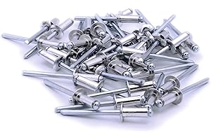 SINGULARITY SUPPLIES M4.8 (4.8mm x 10mm) Dome Blind Rivet - Aluminium (Pack of 40)