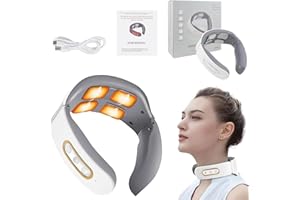 ‎AIDODIA Neurotex Lefaya - Nurotex 11-In-1 NackenlöSung | Nurotex NackenmassagegeräT Original Mit Bio-Neuro-Modulation - 6 Modi & 9 IntensitäTen 42°C WäRmetherapie Tragbar & Wiederaufladbar