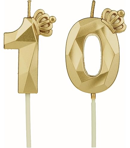 Candeline Compleanno Numeri 60, Modello Waffle Candele di Compleanno per Torta, Oro Decorazioni Torta 60 Anns Compleanno Uomini Donne, Compleanno