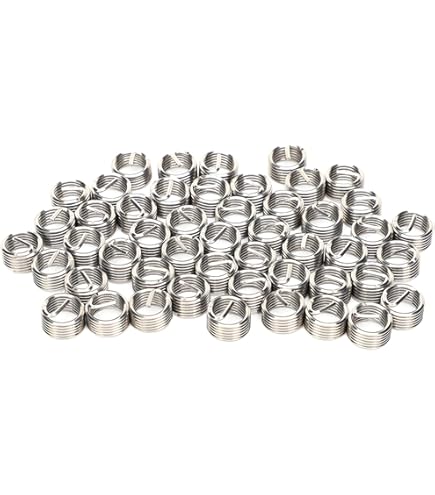 50 Stks M10 Draad Draad Inserts Man Vrouw Reduceer Moer Reparatie Tool Rvs Fastener M10x1.25(1D