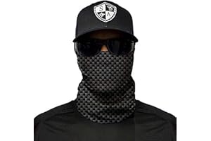 ‎SA FISHING SA Fishing Face Shield Halstuch - viele verschiedene Designs - Multifunktionstuch Schutzmaske Totenkopf Schal Gesichtsmaske Sturmhaube Bandana Ski Motorrad