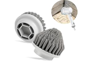 RICKMASK Spin Power Schrubber Ersatzbürsten Für Synoshi Reinigungsgerät: Kegelbürstenköpfe für Synoshi Reinigungsgerät - Reinigungsgerät Zubehör Perfekt für alle Ecken und schwer zugängliche Stellen, 2 Stück