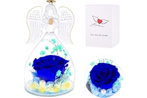 CHUANGLI Gifts for Mum on Mothers Day, Birthday Gifts for Mom, Angel Rose with LED Lights, Unique Gift for Mom or Wife on Mothers Day, Birthday, Anniversary, Thanksgiving, Christmas