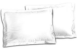 Home Linge Passion 2 poszewki na poduszkę ze stójką, 57 nić/cm², bawełna, białe, 50 x 70 cm, 2 sztuki