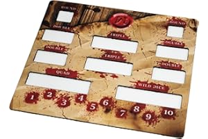 PLAYMATS Tapis en Caoutchouc Compatible avec Warcry 16,5 cm x 17 cm