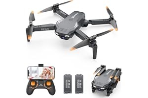 ‎HEYGELO Heygelo S90 Drohne mit Kamera 1080P für Kinder, Faltbar Mini Drohne mit 2 Akku Lange Flugzeit, FPV Live Übertragung, App Steuerung, Kopflose Modus, 3D Flip, RC Drone Kinderspielzeug für Anfänger