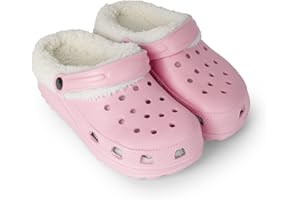 BESCH Zuecos Mujer Invierno – Forro Polar Suave y Suela Antideslizante para Casa o Exterior