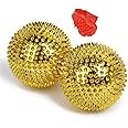 NETCLUB Acupressure Magnetic Ball set of 2 with Magnet inside Hand body fat burn fitness kit pain stress relief fitness body Massager